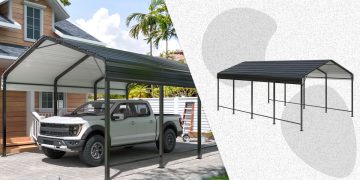Walmart Is Selling a $1,500 Carport for Just $610 Right Now, and It’s Capable of Withstanding Severe Weather